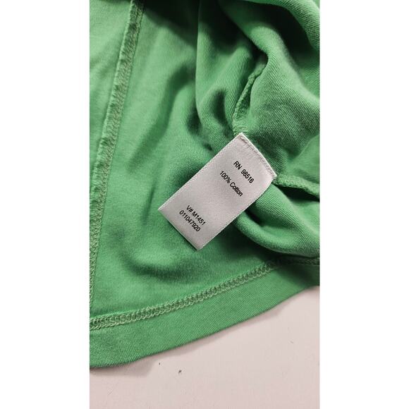 Coldwater creek sz L soft stretch long sleeve turtle neck layering winter green+ - Picture 5 of 7